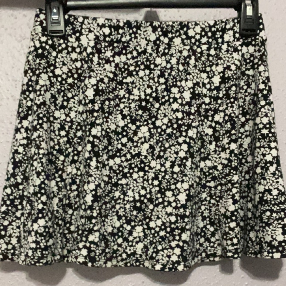 Black and white skirt